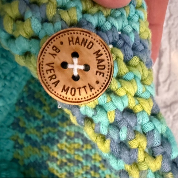 Handmade crochet shoulder bag tote granny core cottage core vintage - Picture 8 of 8